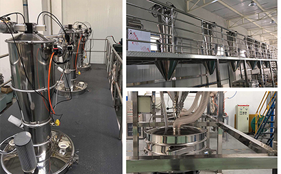 顆粒制造工藝流程---負壓輸送