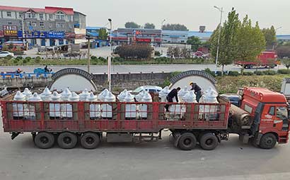 21臺無塵投料站山東方向發貨