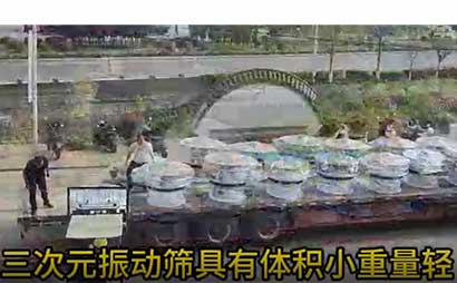 永晟智造21臺振動篩裝車發貨